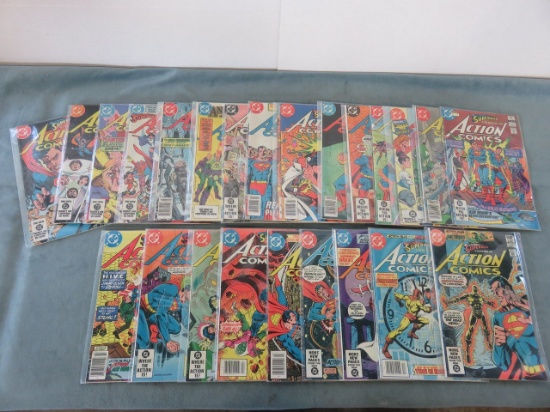 Action Comics #525-548 Run of (25)