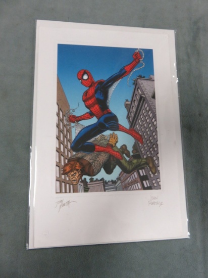 Spider-Man Art Card Signed by Both Romitas!