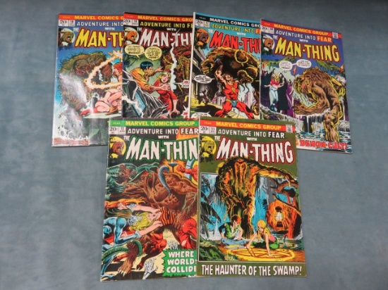 Fear/Man-Thing Bronze Lot of (6) Howard the Duck