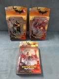 Batman Begins Power Tek (3) Figure Lot