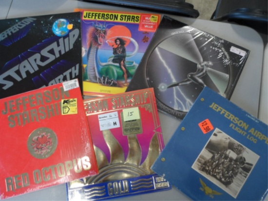 Jefferson Airplane/Starship Lot of 6 LP Records