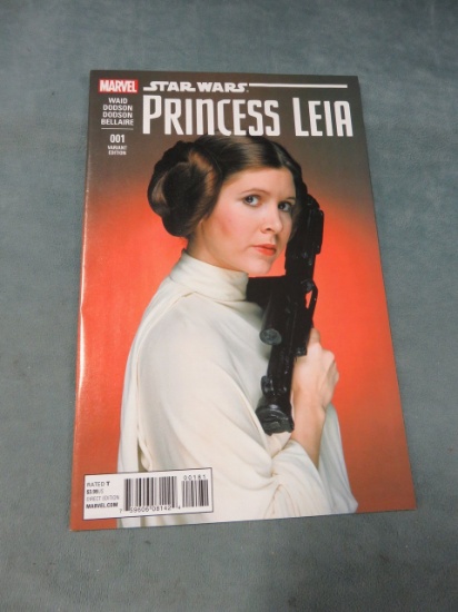 Princess Leia #1 Carrie Fisher Photo Cover