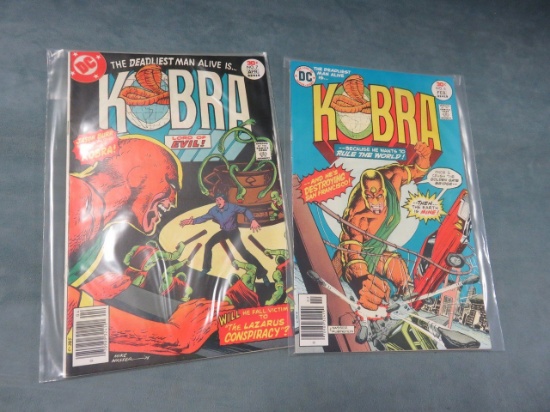 Kobra #6-7/Obscure DC Bronze Age