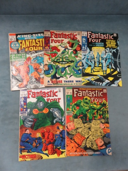 Fantastic Four Late Silver Age Lot of 5