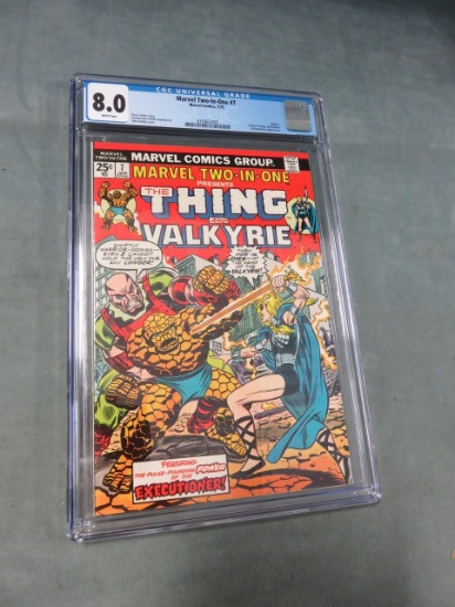 Marvel 2 in 1 #7/1975/Valkyrie! CGC 8.0