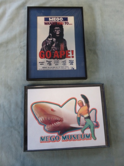 Mego Framed Collectible Lot
