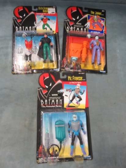 Batman The Animated Series (3) Figure Lot