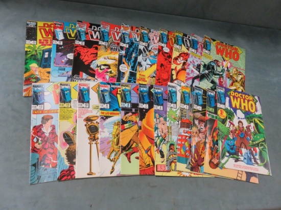 Doctor Who 1984 Marvel Series 1-23 (lot of 22)