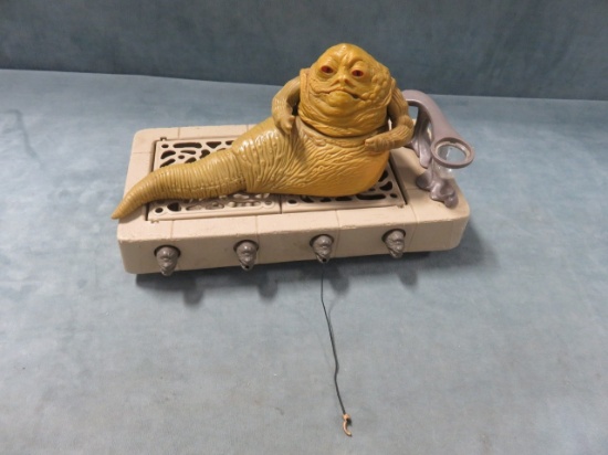 Jabba's Throne Room with Figure/Vintage