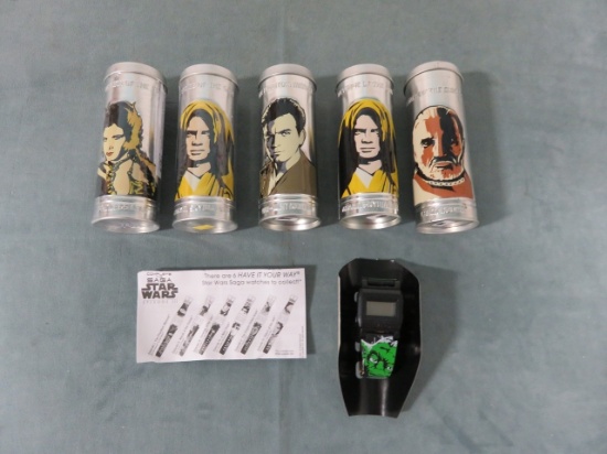 Star Wars Burger King Watches Group of (5)