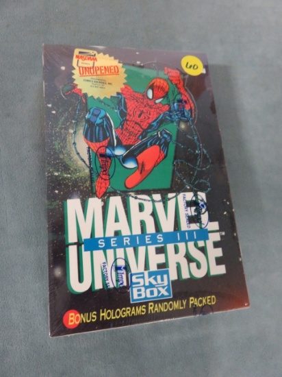 Marvel Universe III (1992) Impel Card Box