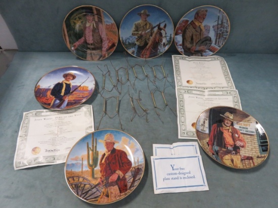 John Wayne Franklin Mint Collector Plates