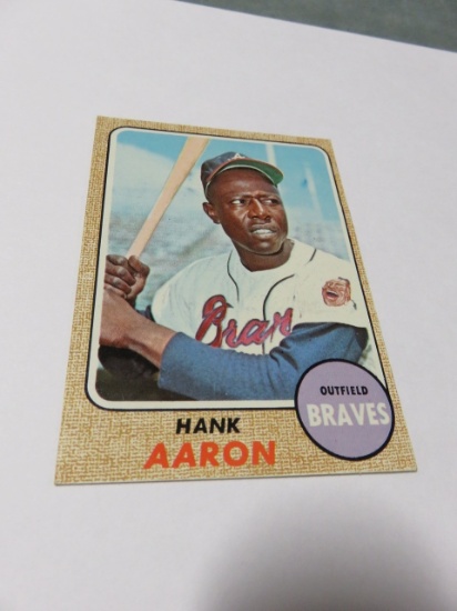 (1968) Hank Aaron Topps Baseball Card #110