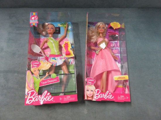 Barbie, "I Can Beâ€¦" Doll Lot of (2)