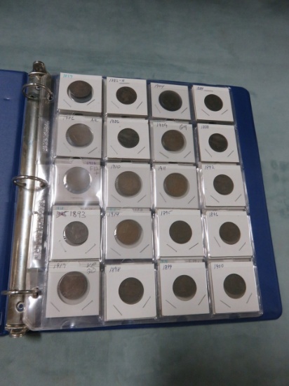 Group of (45) Canadian Large Cents