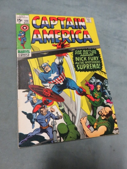 Captain America #123/1970/Early Bronze