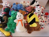 Large Size Beanie Baby Lot of Approx. (25)