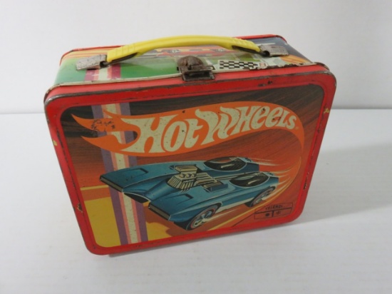 Vintage Hot Wheels Metal Lunchbox