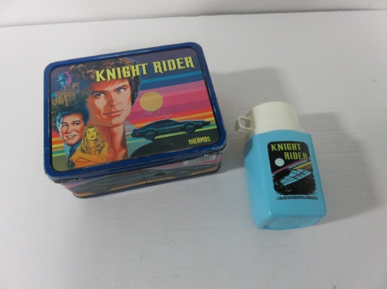 Knight Rider Metal Lunchbox/Thermos 1983