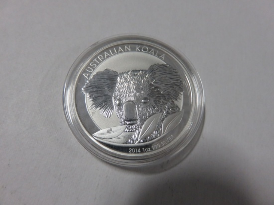 2014 Australian Koala 1oz Silver Round