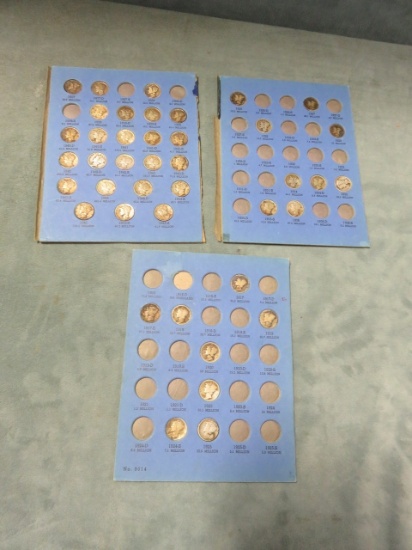 Mercury Dime Partial Set of (41)