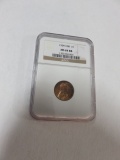 1909 VDB Lincoln Cent MS64 RD
