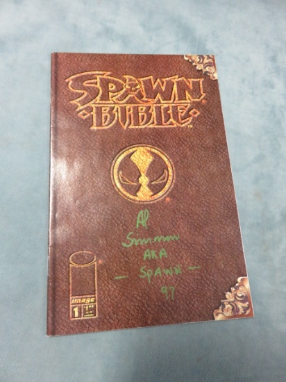 Spawn Bible #1 Signed by Al Simmons
