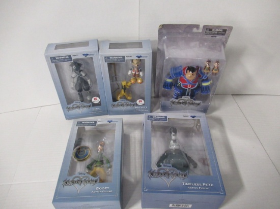 Kingdom Hearts Lot of 5 Figures NOC