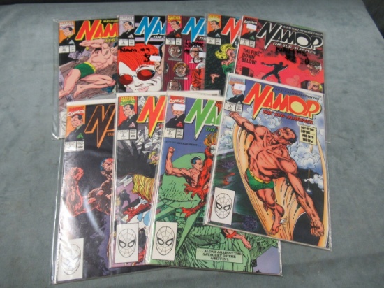 Namor 1-6, 8-10/1990 Early Copper Series.