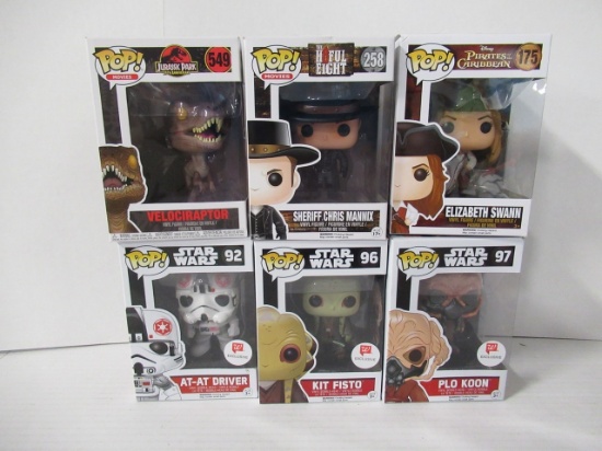 Star Wars & Movies Funko Pop! Lot of 6