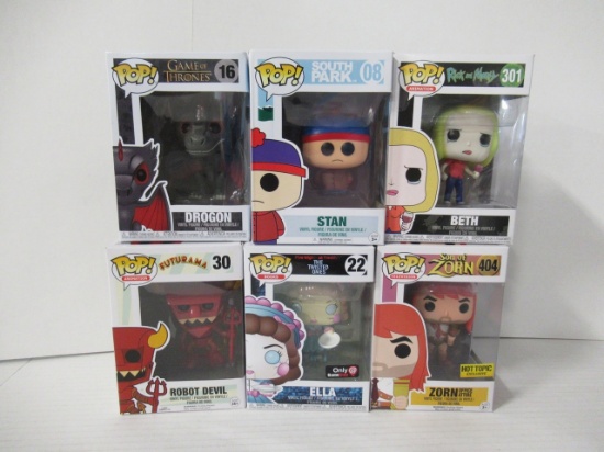 Funko Pop Animated Series & Movie Lot of 6 NIB!