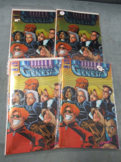 2099 AD Genesis #1/Chrome Cover Lot (4)