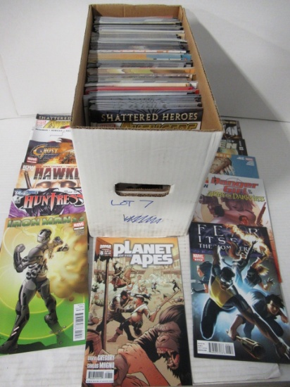 Short Box of Overstock Comics