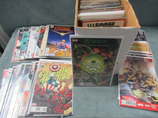 Short Box of Marvel Comics