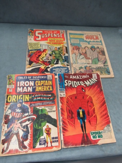 Low Grade Reader Lot of 4 Marvel Keys