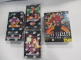 Elvis Presley Sealed Card Boxes/Puzzle Lot