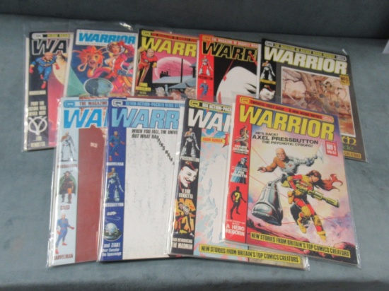 Warrior Magazine 1-14 Bronze Lot of 9