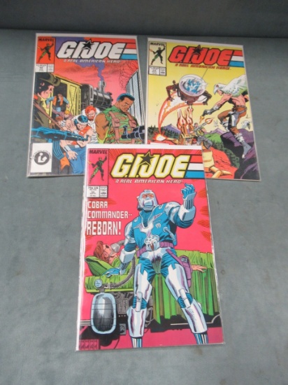GI Joe #58,59,62 1980s Marvel
