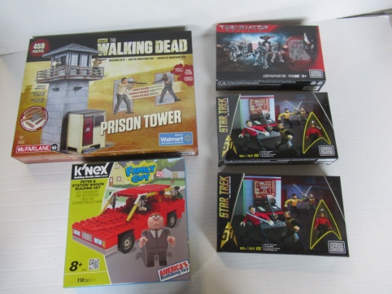 Pop Culture (Not Lego) Building Set Lot