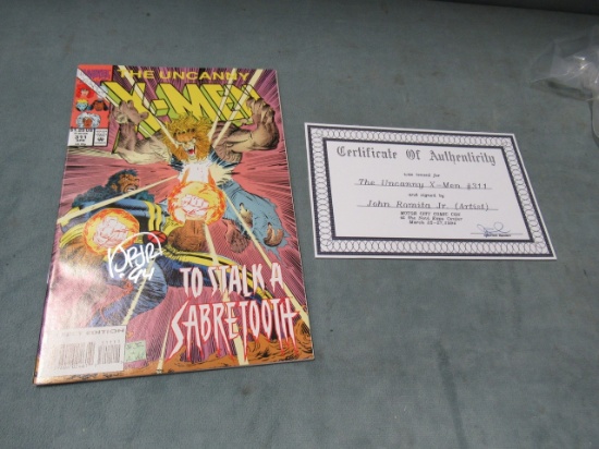 Uncanny X-Men #311 Signed/Romita Jr.