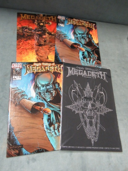 Megadeth Comic Lot with Variants