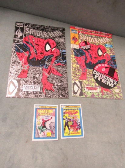 Spider-Man #1 Silver/Green (Bagged)