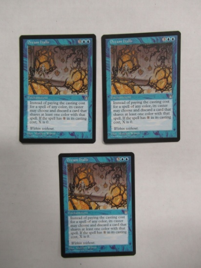 DREAM HALLS Lot of (3) Stronghold Magic the Gathering Cards