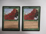 BURGEONING Lot of (2) Stronghold Magic the Gathering Cards
