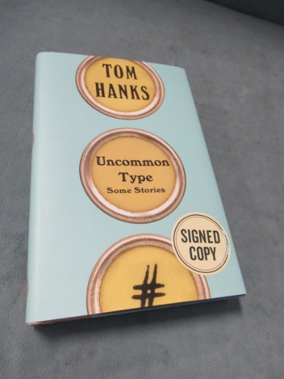 Tom Hanks/Uncommon Type Signed Book