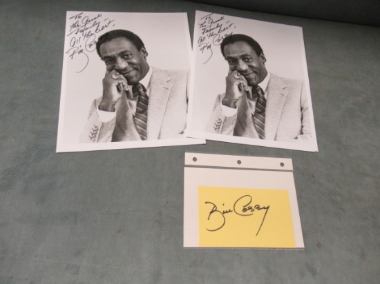 Bill Cosby Group of (3) Signed Items