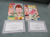 Beavis and Butt-Head Signed Comic Lot