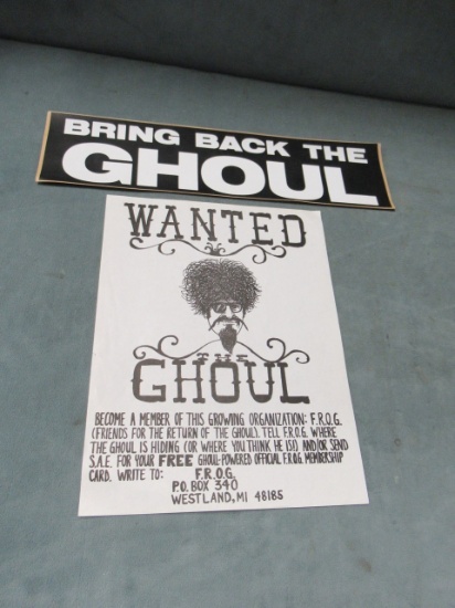 The Ghoul Group of Vintage Ephemera