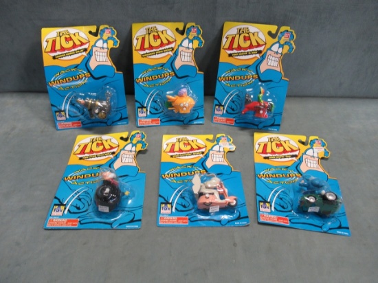 The Tick COMPLETE Set of 6 Wind-Up Toys