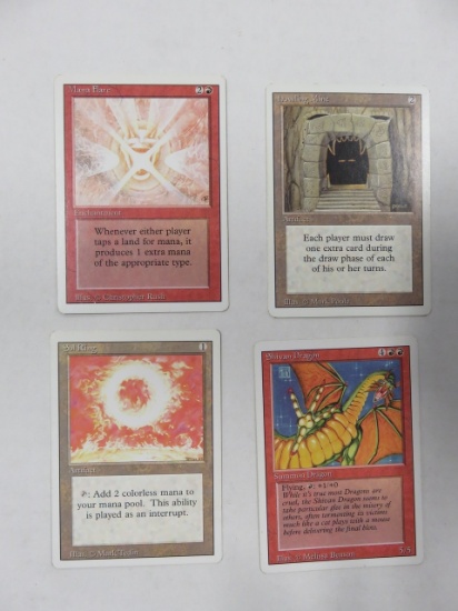 Lot of (4) Rare Revised MTG Cards
